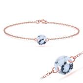 Marble Round Shape Bracelet BRS-235-RO-GP